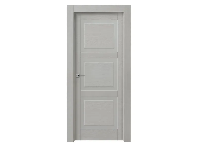 Porta per interni Pantografati New York 3/P F NY in Frassino laccato di Ideal Door