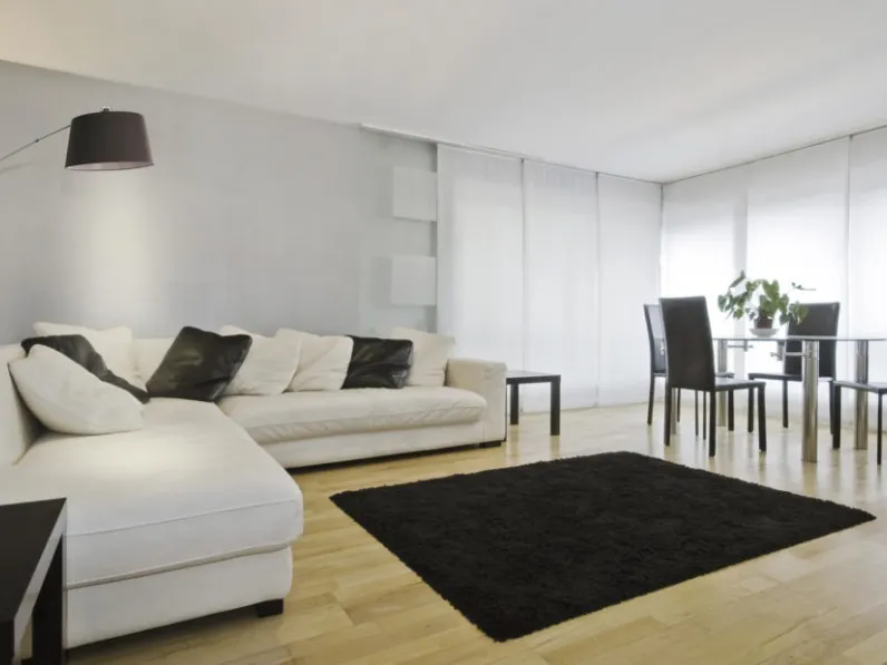 Lampada da parete in alluminio satinato con paralume in tessuto Adjustable di Cattaneo