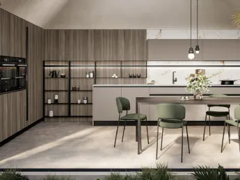 Cloe 04: la cucina angolare moderna che trasforma ogni angolo in un capolavoro di design e funzional