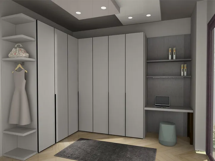 Armadio con scrivania 