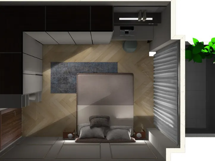 planimetria camera da letto 