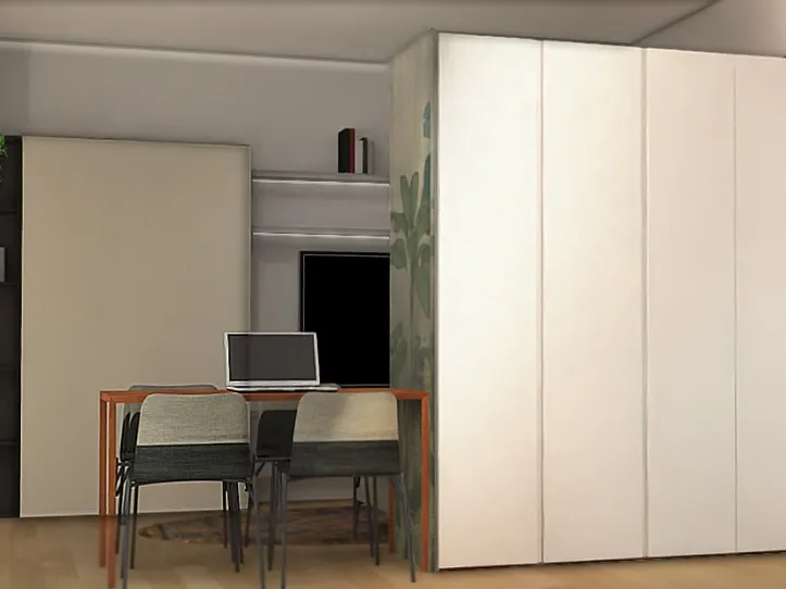 zona giorno notte  nel monolocale