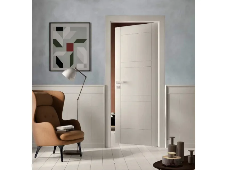 Boiserie a Doghe laccata Bianca di Garofoli