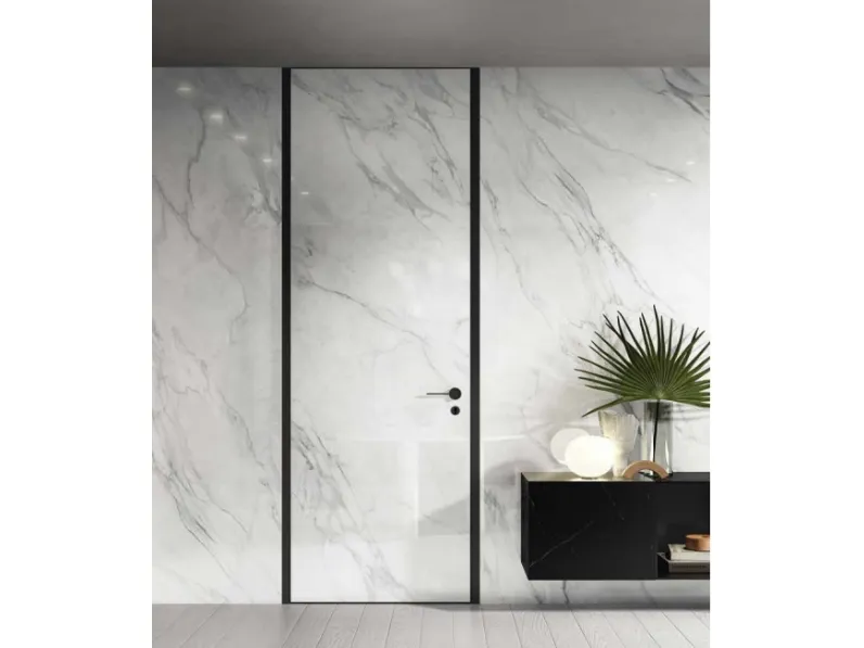 Boiserie Vetro effetto Marmo Bianco di Garofoli