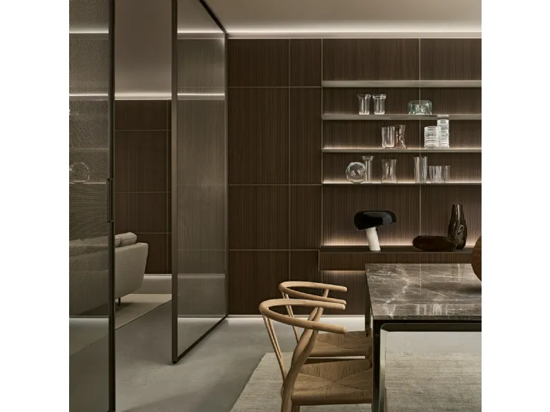 Boiserie Modulor Rovere Termotrattato di Rimadesio