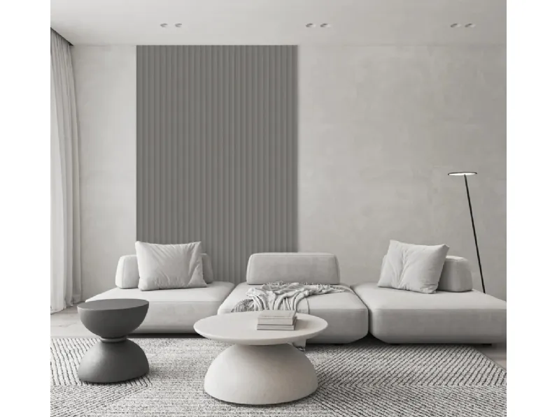 Boiserie Velutto Misty Grey di Lamelio