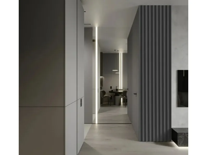 Boiserie Velutto Shadow Grey di Lamelio