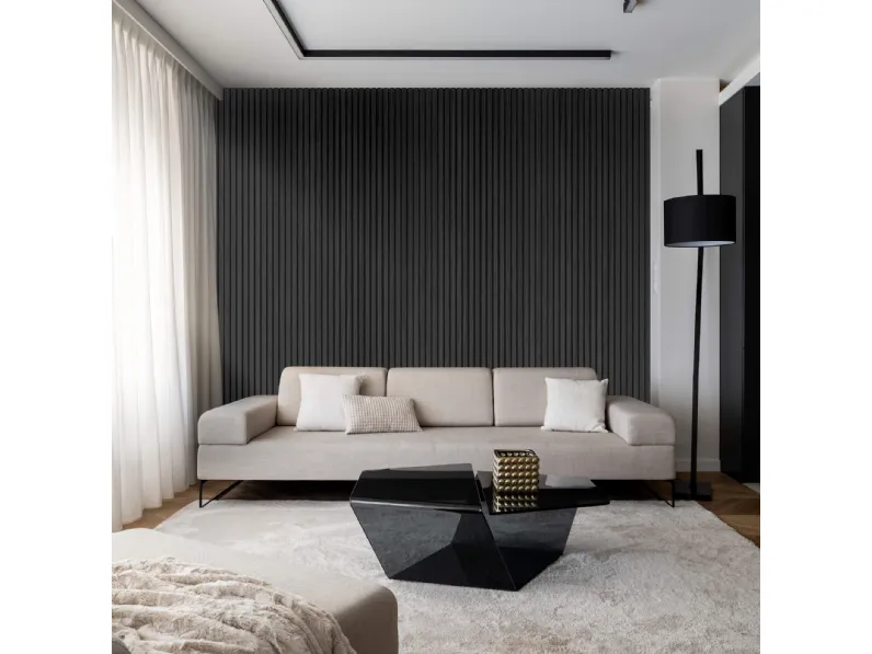 Boiserie Veneer Graphite di Lamelio