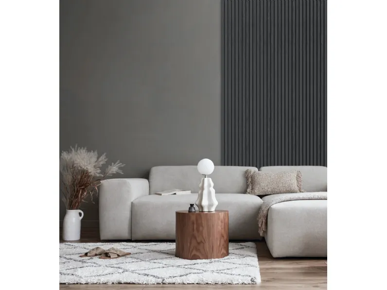 Boiserie Veneer Graphite di Lamelio