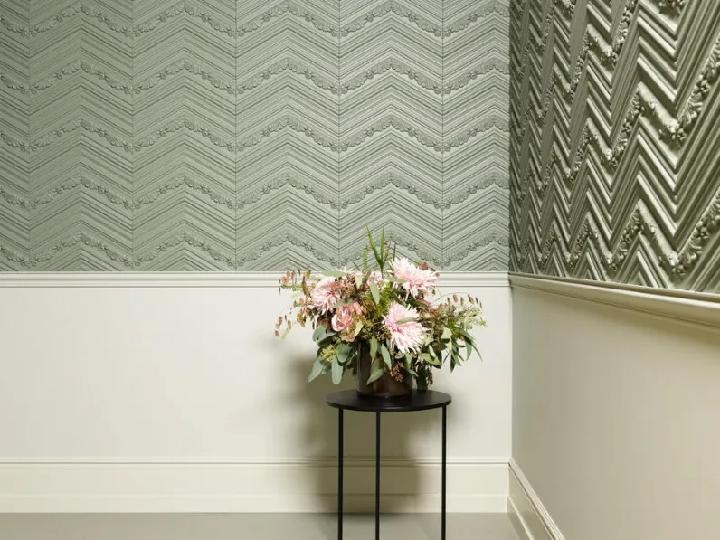 Boiserie Pannello Decorativo modello W130 Chevron di Orac Decor