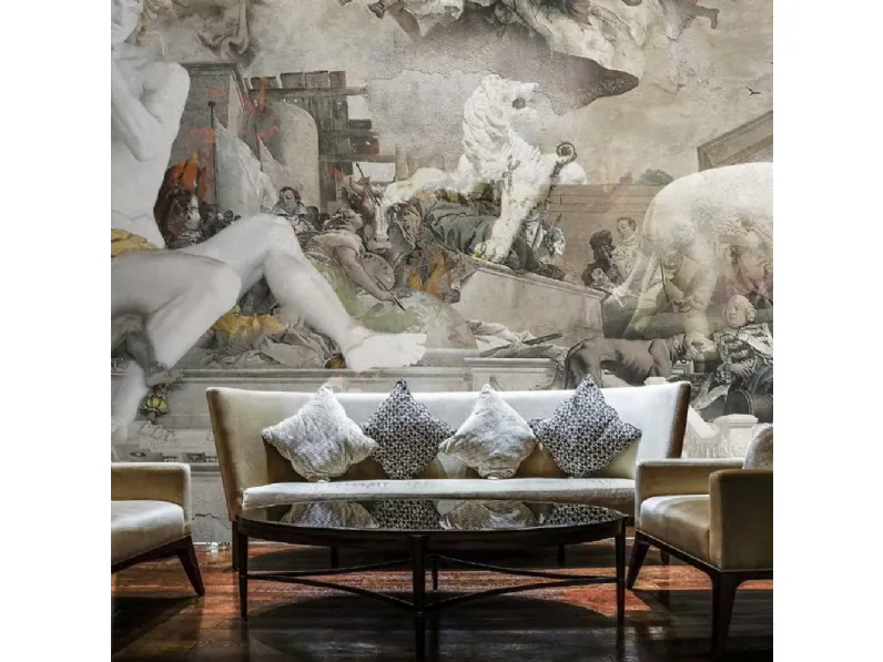 Carta da parati con immagini classiche Affresco di Adriani e Rossi
