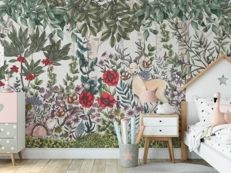 Carta da parati Animals BAT-10 di Momenti Casa