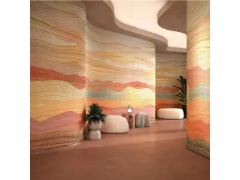 Auric Waves di Tecnografica: carta da parati elegante.