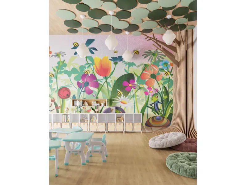 Carta da parati Bee di Inkiostro Bianco