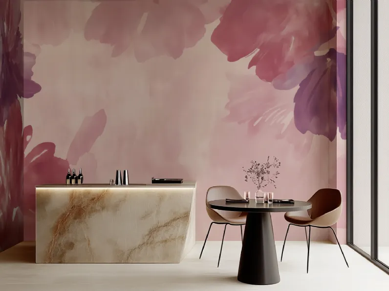 Carta da parati Bloom di Spaghetti Wall