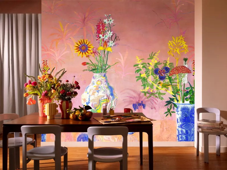 Carta da parati Bloom Wallpaper di Christian Fischbacher