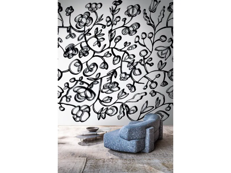 Carta da parati Blooming di Spaghetti Wall