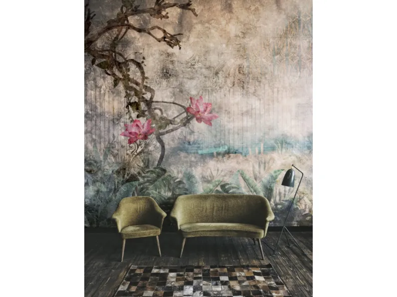 Carta da parati floreale Cantico di Migliorino