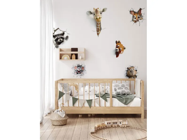 Carta da parati per bambini Curious Crew di Rimura