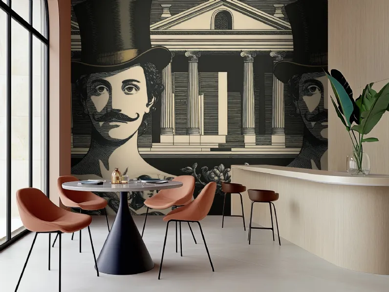 Carta da parati Dandy Bloom di Spaghetti Wall