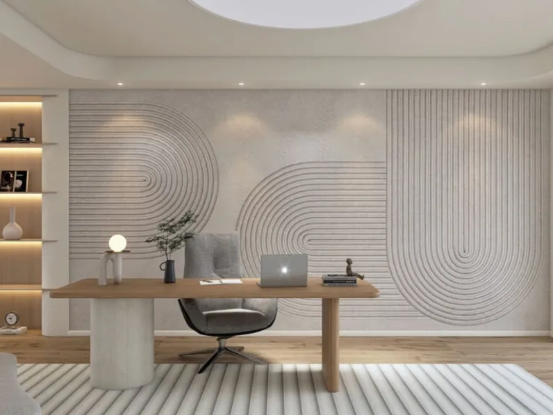 Carta da parati Essenza Bianca URK-08 di Momenti Casa