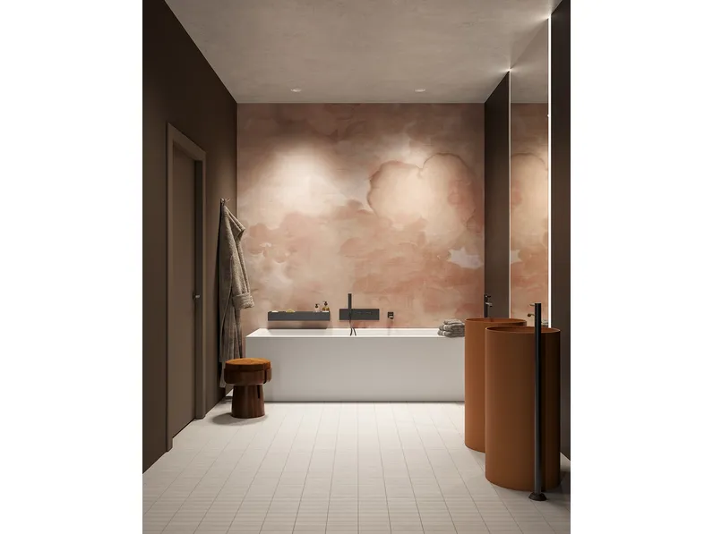 Carta da parati Floral Tide di Inkiostro Bianco