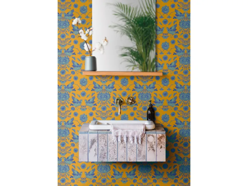 Carta da parati Flower Thief di Spaghetti Wall