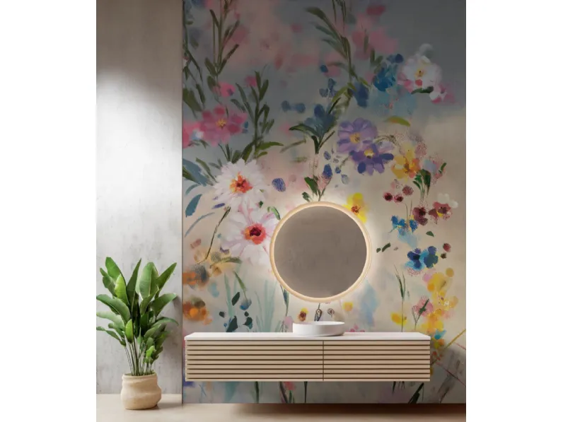 Carta da parati Flowering di Spaghetti Wall