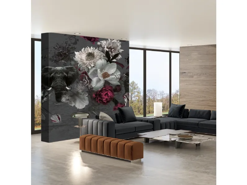 Carta da parati Francis Fiore Rosso di Adriani e Rossi