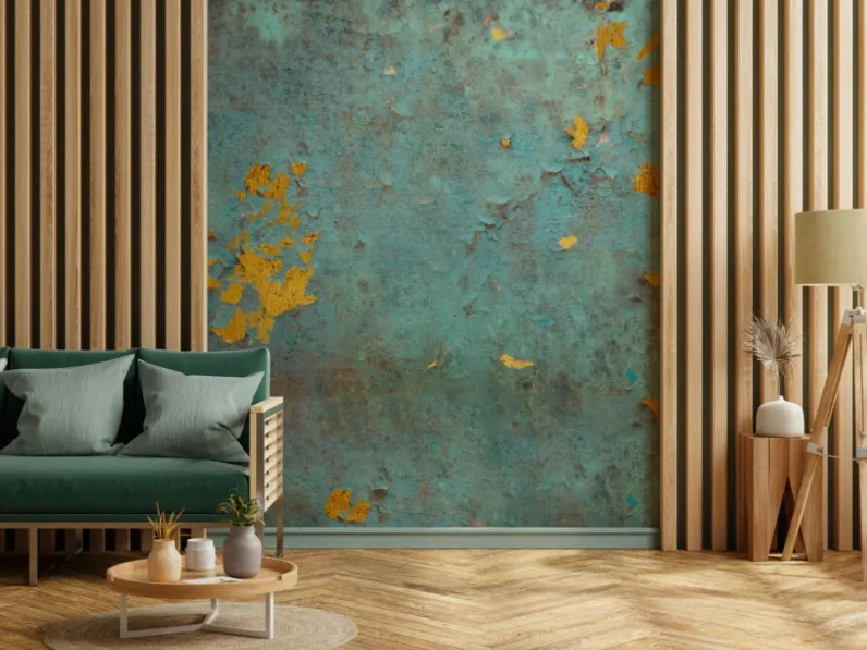 Carta da parati Gold & Silver LUX-04 Gold di Momenti Casa