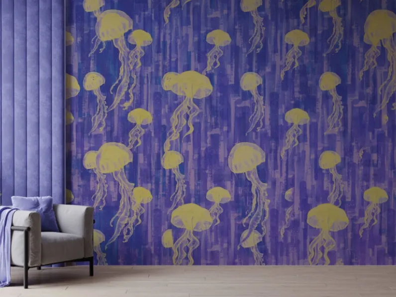 Carta da parati Gold & Silver MOR-15 Gold di Momenti Casa