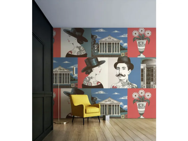 Carta da parati Harmonia Nova di Spaghetti Wall