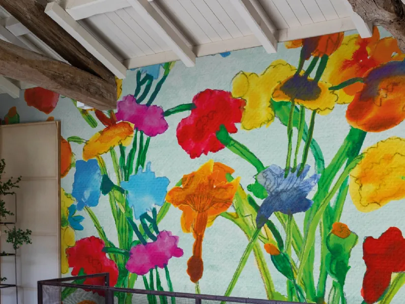 Carta da parati In the Garden di Spaghetti Wall