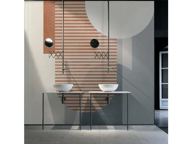 Carta da parati geometrica Janis di Tecnografica