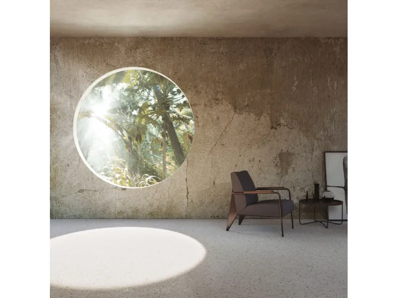 Carta da parati effetto cemento Liberty di Tecnografica