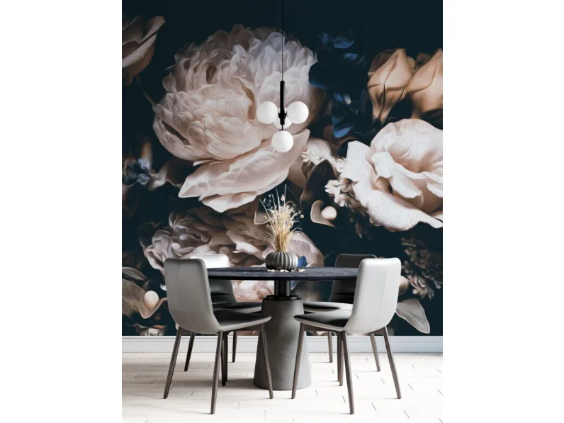 Carta da parati floreale Morket di Migliorino