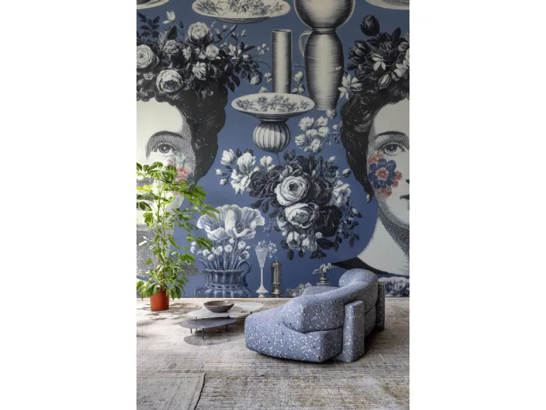 Carta da parati Ophelia Noir di Spaghetti Wall