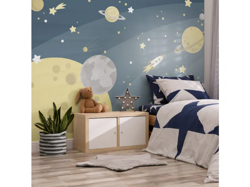 Carta da parati Planets di Pintdecor