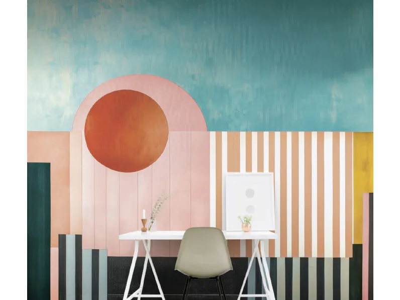 Carta da parati Skyline di Spaghetti Wall