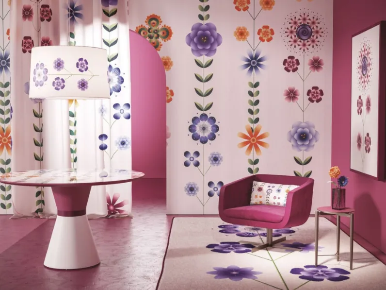 Carta da parati Suite Flowerpower di Momenti Casa