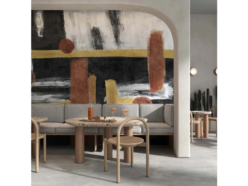 Carta da parati stile etnico Suraja di Tecnografica