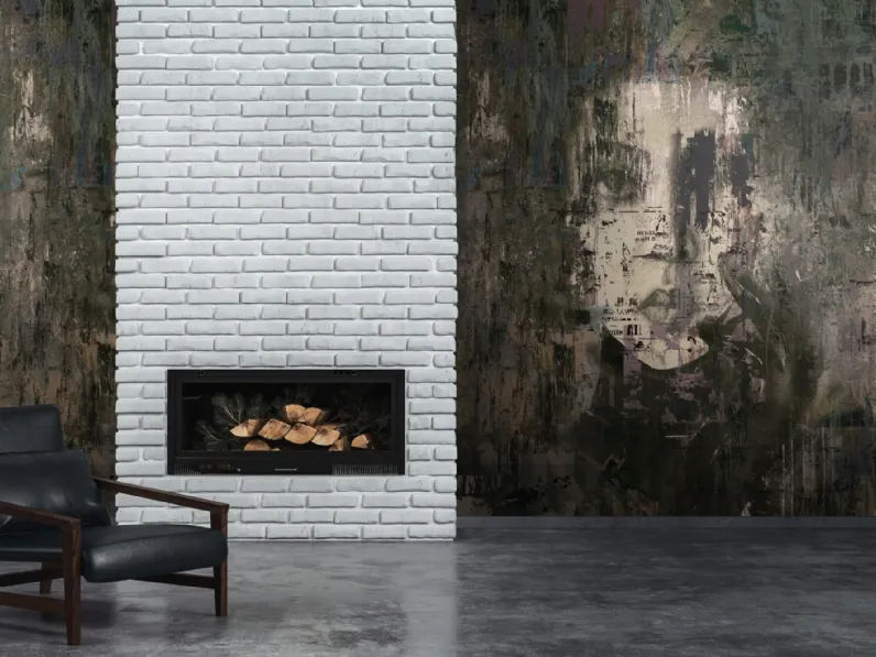 Carta da parati The Look Grey di Daisy James