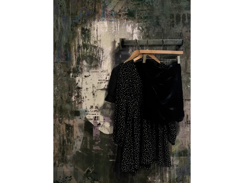 Carta da parati The Look Grey di Daisy James