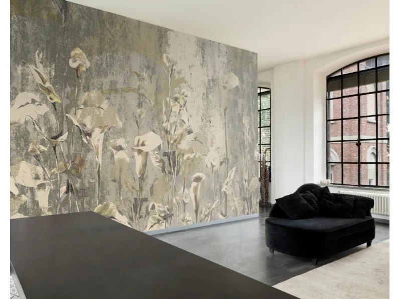 Carta da parati The Perigone Beige di Daisy James