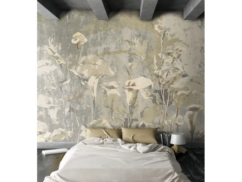 Carta da parati The Perigone Beige di Daisy James