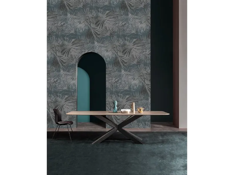Carta da parati moderna con foglie di felceTropical Garden di Icon's