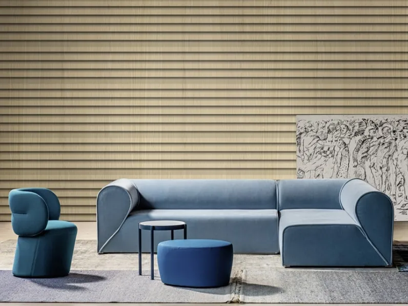 Carta da parati Wooden Stripes di Spaghetti Wall