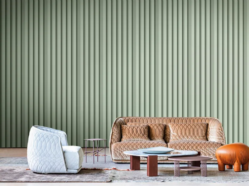 Carta da parati Wooden Stripes di Spaghetti Wall