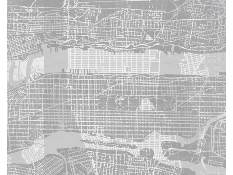 Carta da parati chiara in toni di grigio WPT908 di Murobianco