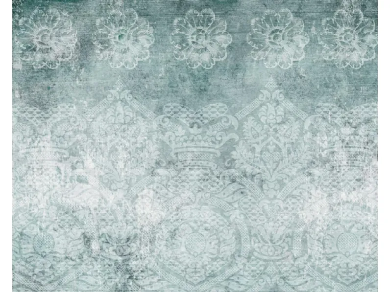 Carta da parati WPT910 con sfondo azzurro di Murobianco